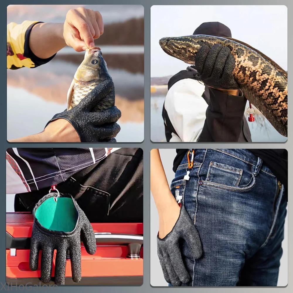 Heavy Duty Anti Slip Puncture  - Fishing Gloves のレビューと価格