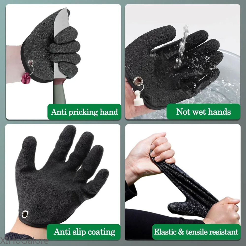 Heavy Duty Anti Slip Puncture  - Fishing Gloves のレビューと価格