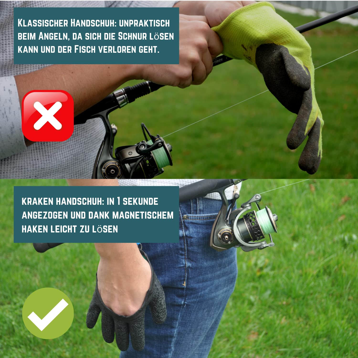 Predatory Fish Glove with Magn - Fishing Gloves のレビューと価格