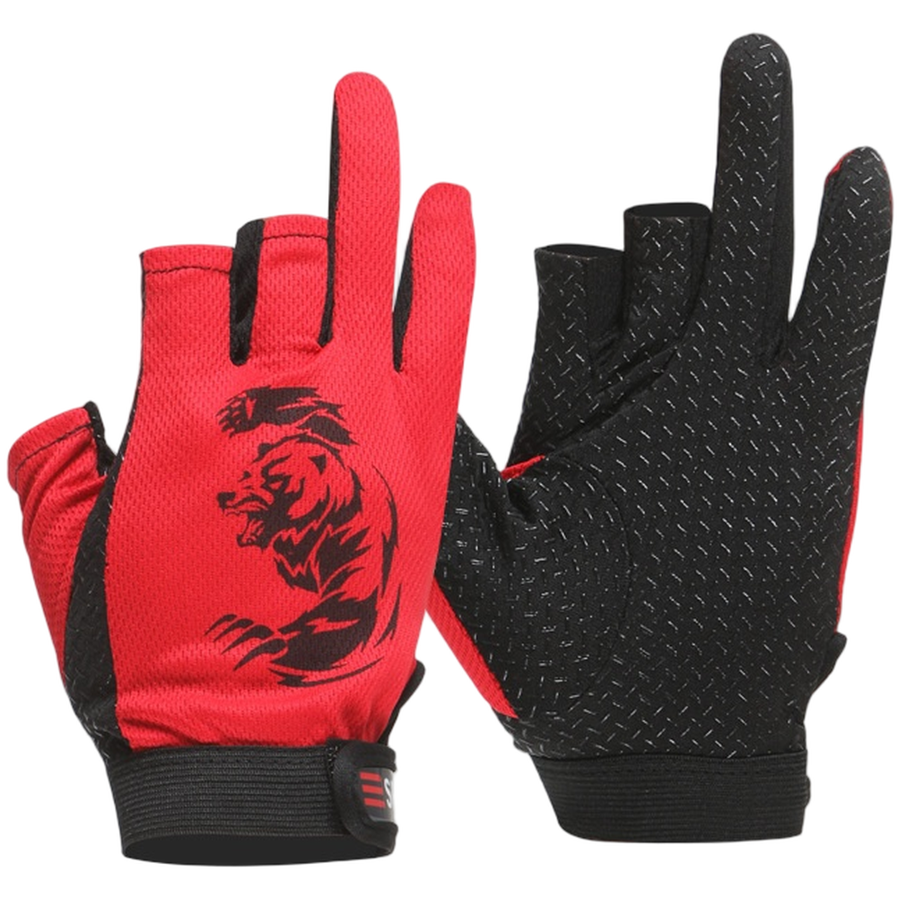 Fishing Gloves 3 Fingers Cut G - Fishing Gloves のレビューと価格