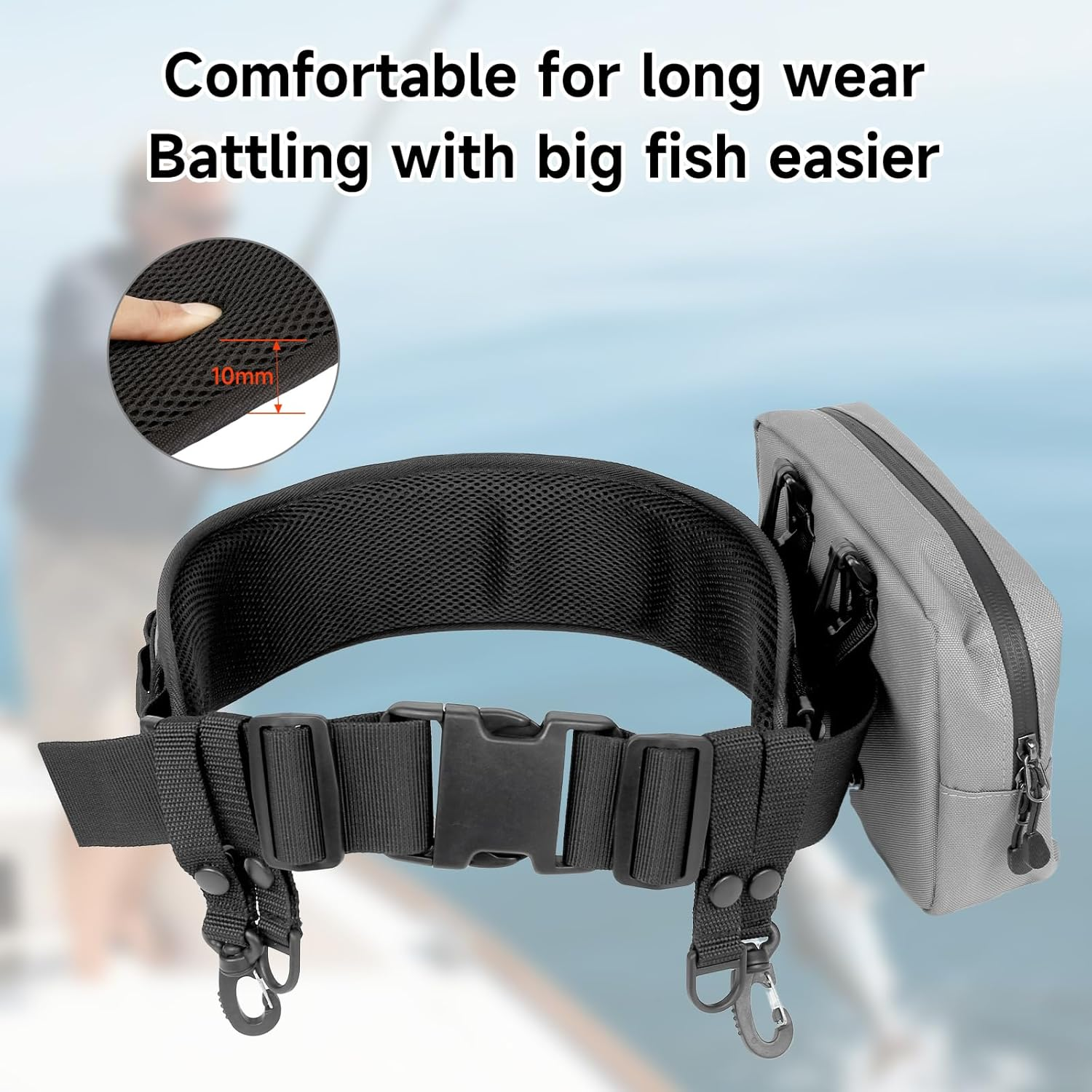 SANLIKE Fishing Belt Rod Holde - Fishing Backpack のレビューと価格