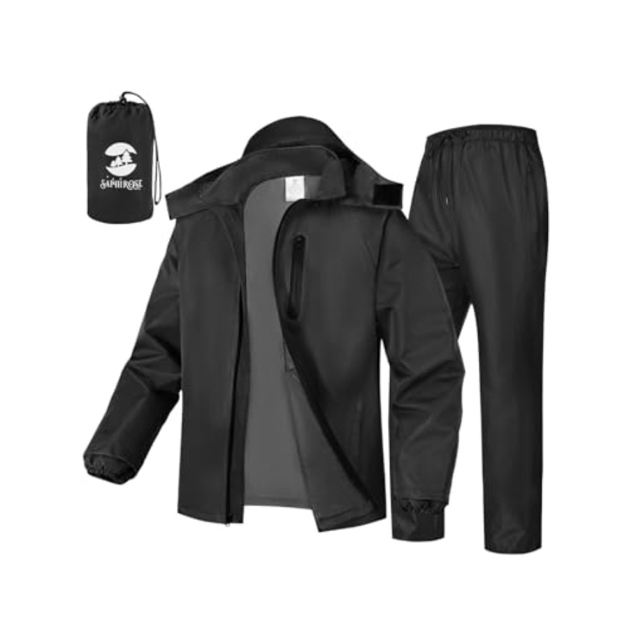 Men's Waterproof Rain Gear 2pc - Fishing Rain Suit のレビューと価格