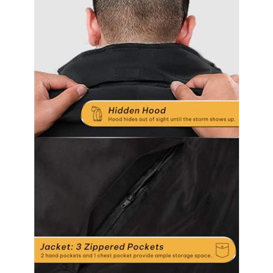 Men's Waterproof Rain Gear 2pc - Fishing Rain Suit のレビューと価格