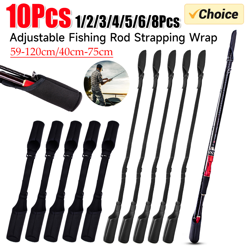 1-10PCS Fishing Rod Socks Srta - Fishing Socks のレビューと価格