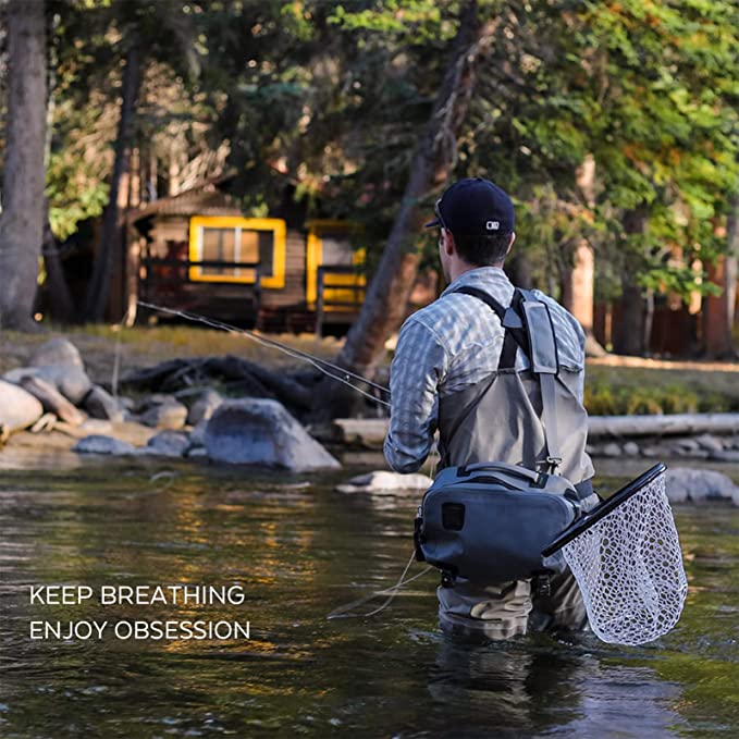 Men's Fly Fishing Waders Three - Fishing Pants Waterproof のレビューと価格