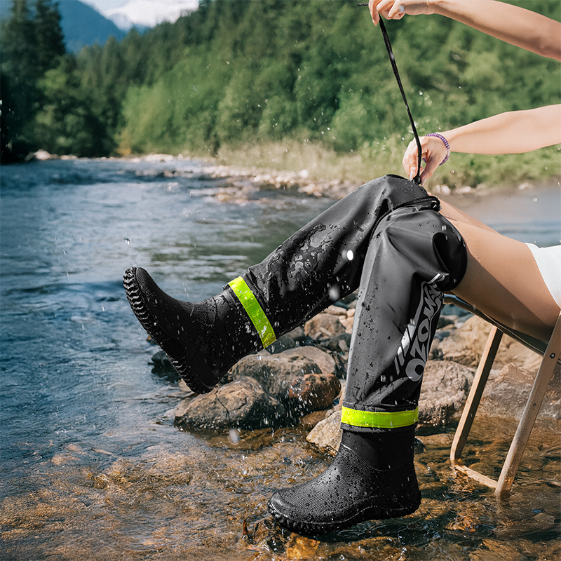 Foldable Outdoor High-top Rain - Fishing Boots のレビューと価格