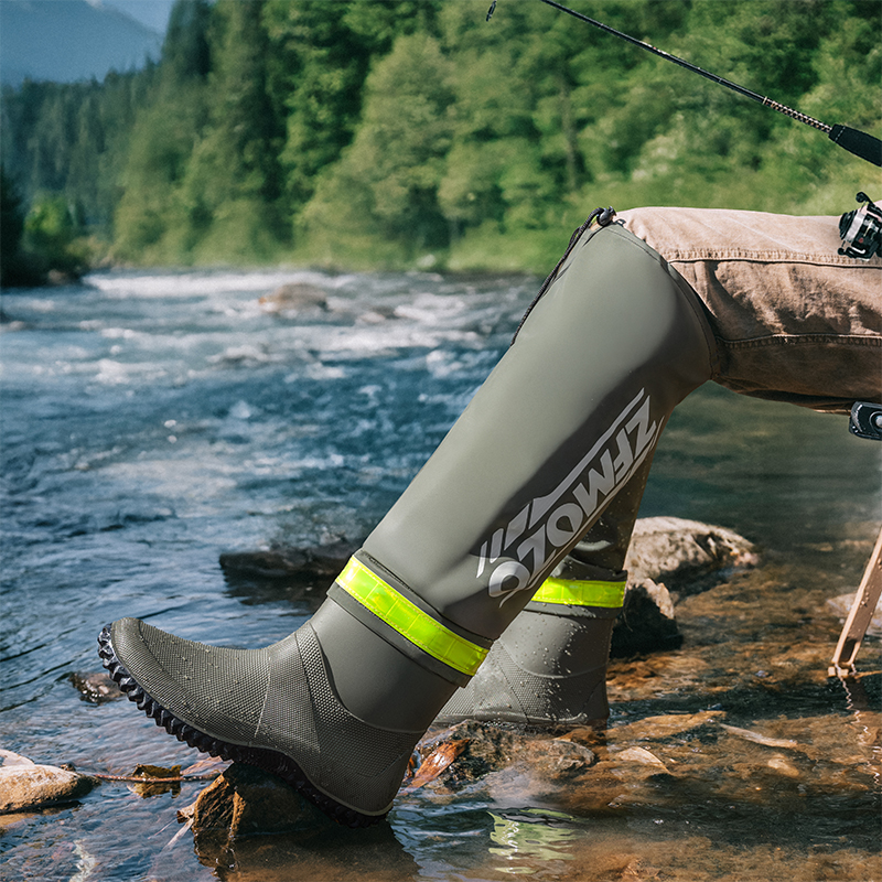 Foldable Outdoor High-top Rain - Fishing Boots のレビューと価格