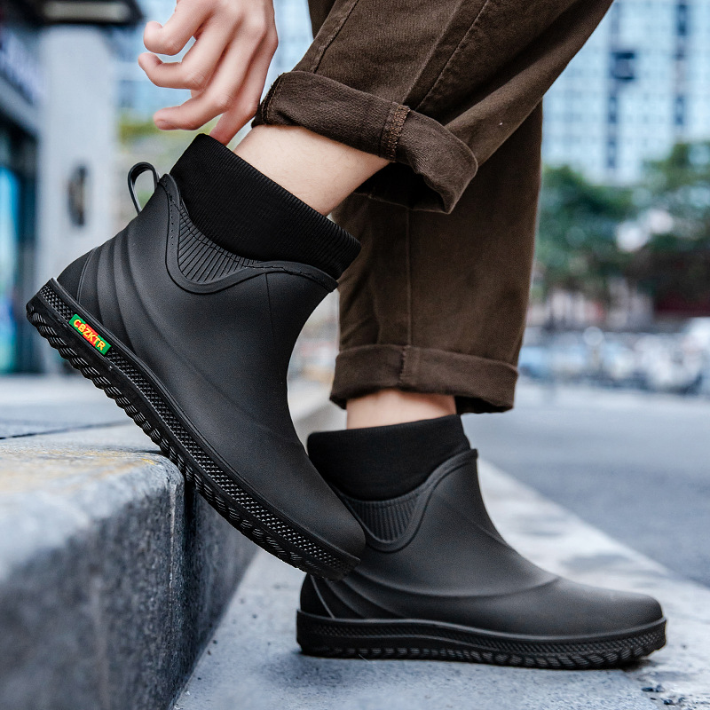 Outdoor Fishing Men's Rain Sho - Fishing Boots のレビューと価格