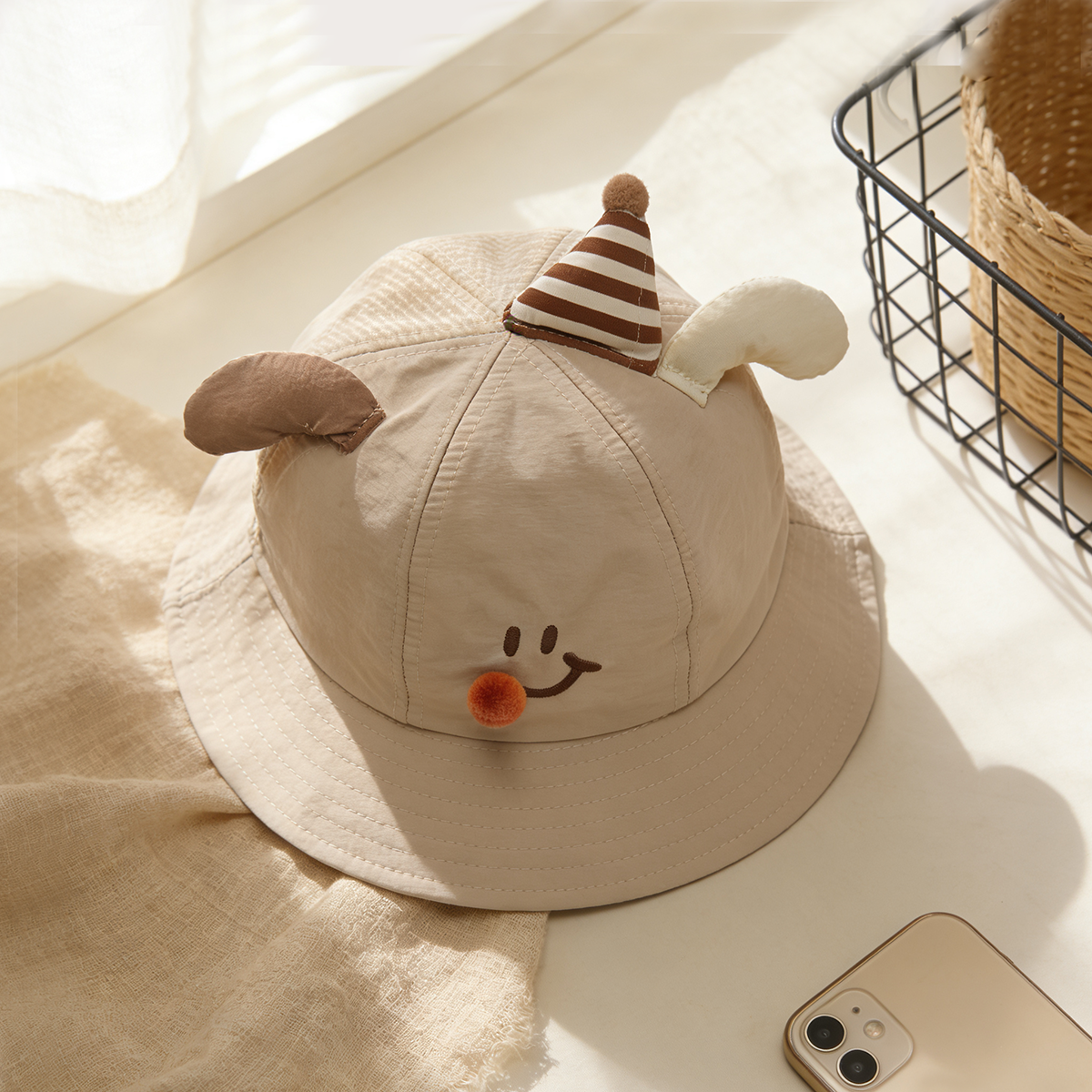Cute birthday-themed embroider - Fishing Hat のレビューと価格
