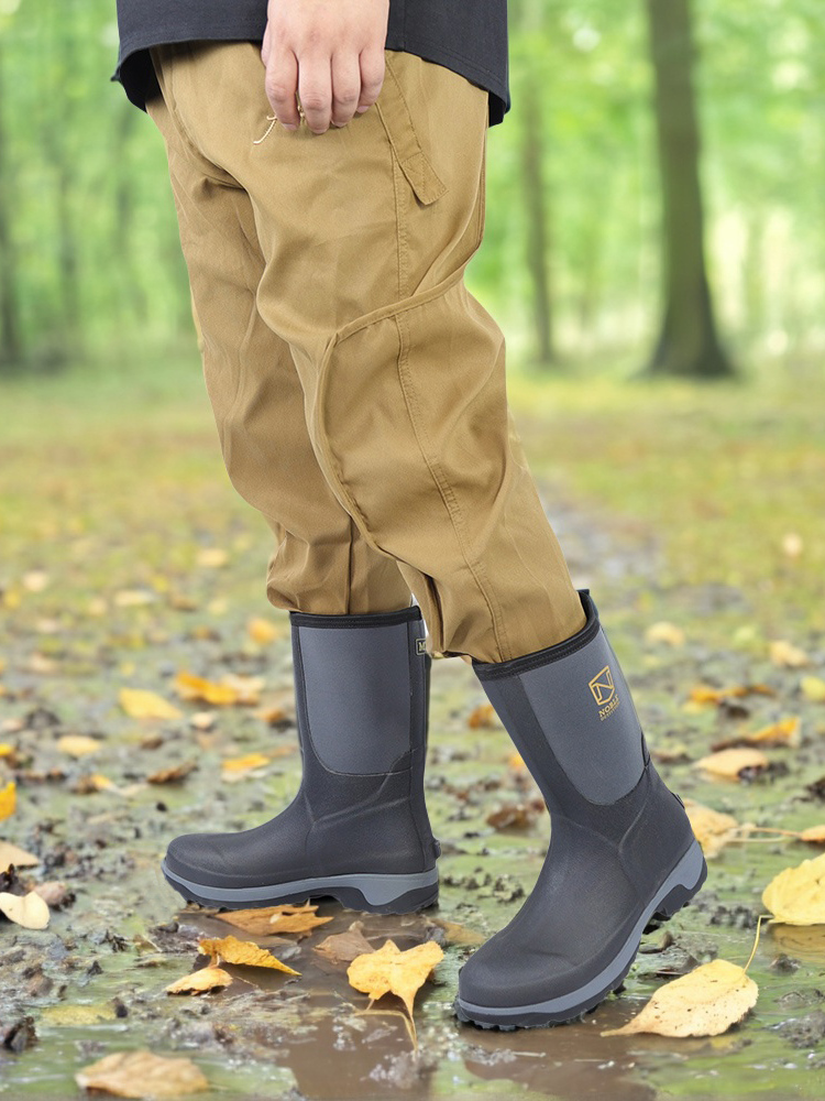 Men's Mid-Calf Waterproof Rain - Fishing Boots のレビューと価格