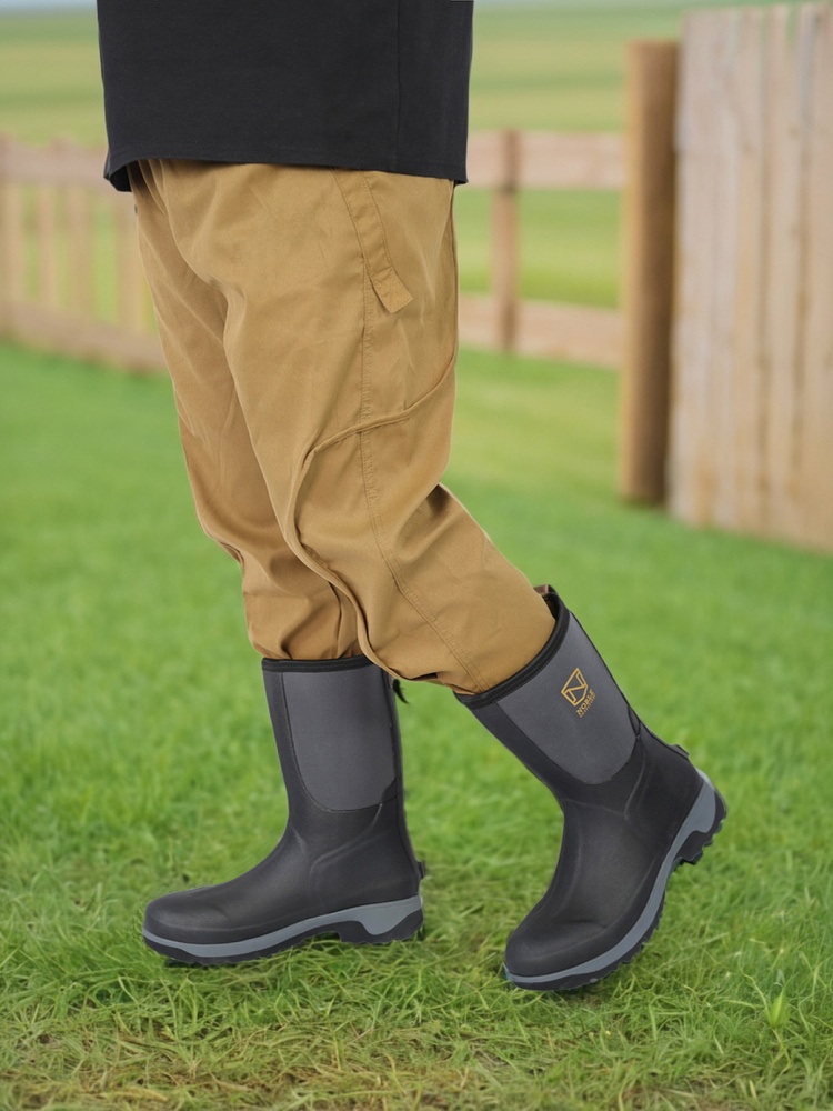 Men's Mid-Calf Waterproof Rain - Fishing Boots のレビューと価格