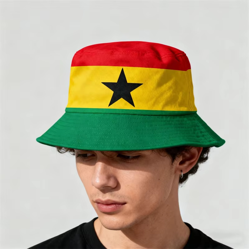 Printed National Flag Bucket H - Fishing Hat のレビューと価格