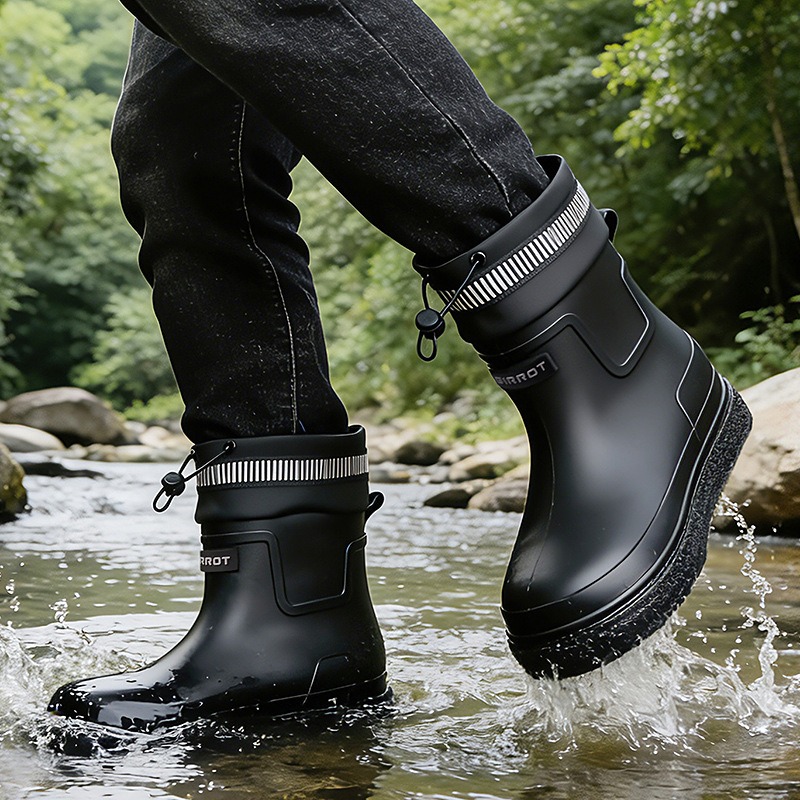 Men Rain Shoes Outdoor Waterpr - Fishing Boots のレビューと価格