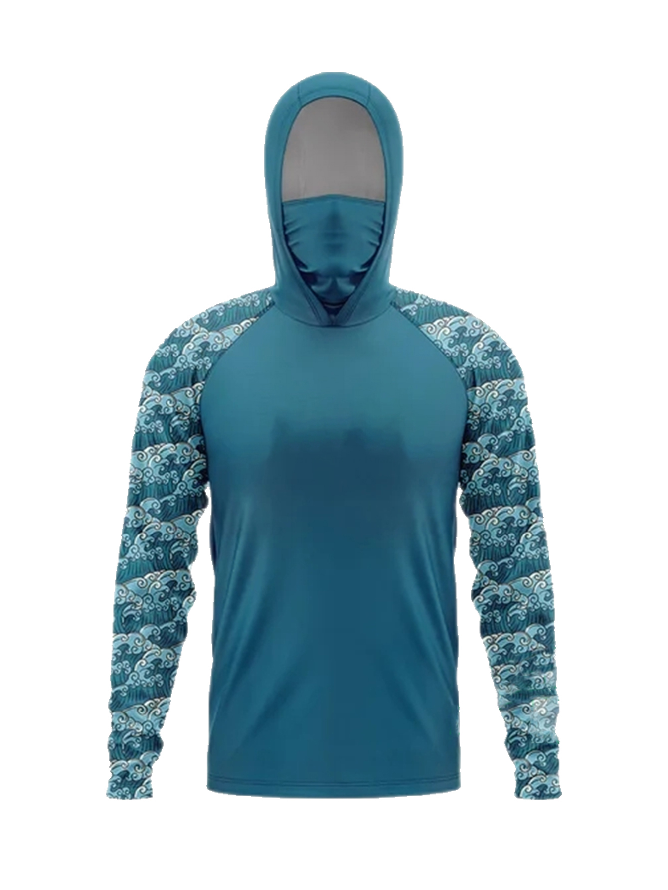 New outdoor fishing shirt, sun - Fishing Mask Sun Protection のレビューと価格