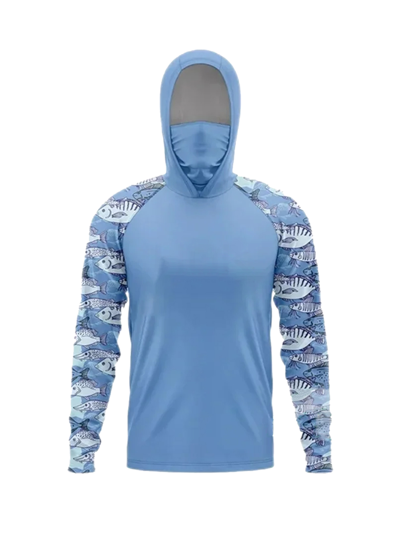 New outdoor fishing shirt, sun - Fishing Mask Sun Protection のレビューと価格