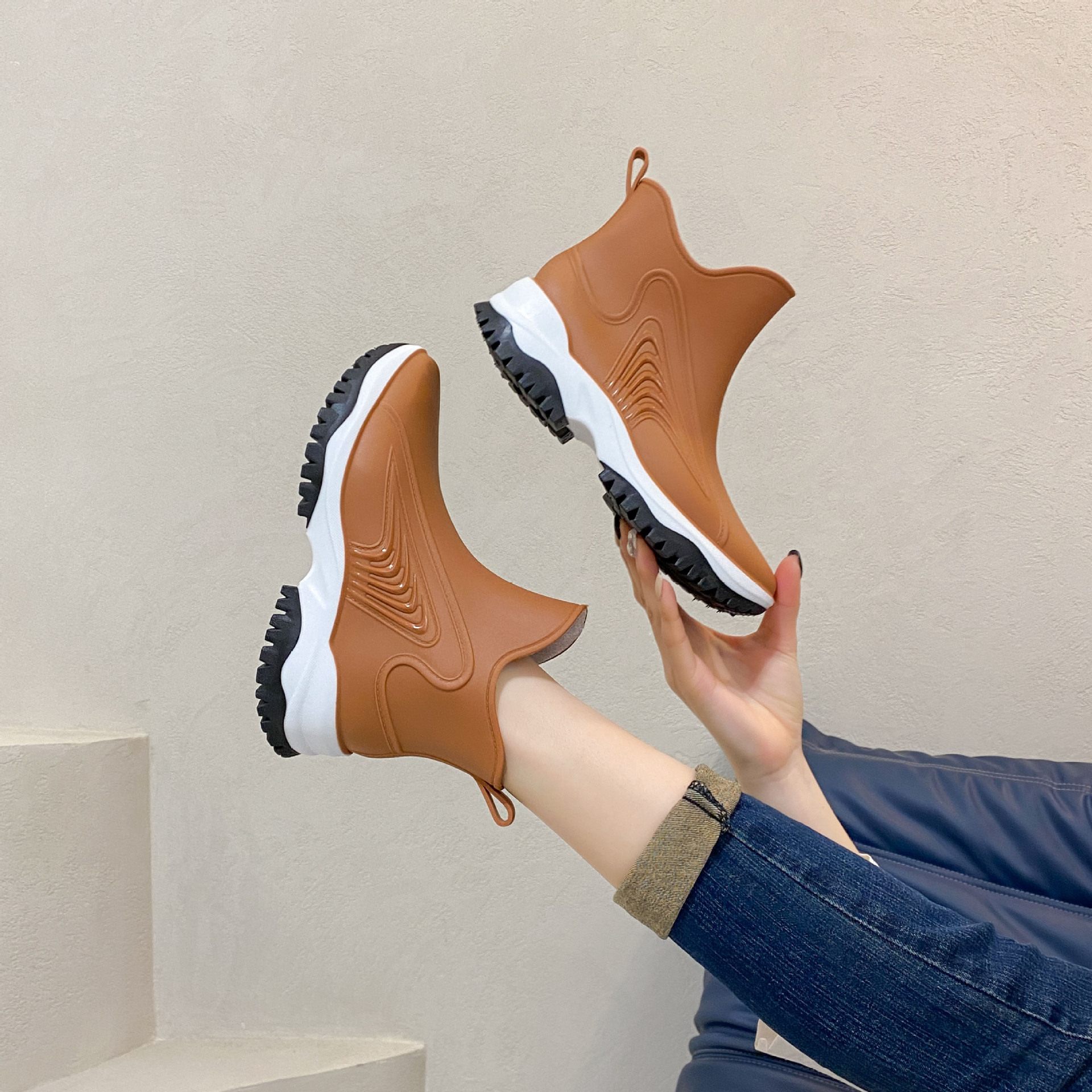 Women Rainboots Slip-on Waterp - Fishing Waders のレビューと価格