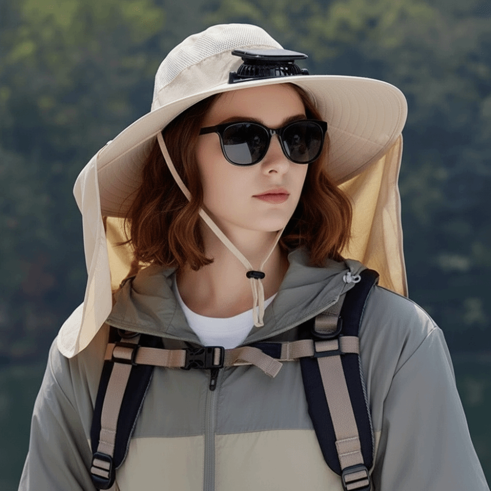 Gift UPF50+ Solar Fan Hat Wate - Fishing Hat のレビューと価格