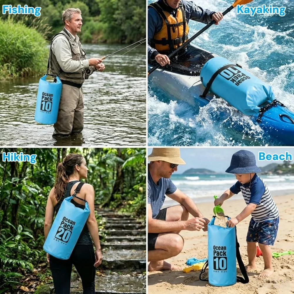 500D Waterproof Dry Bag Floati - Fishing Bag Waterproof のレビューと価格