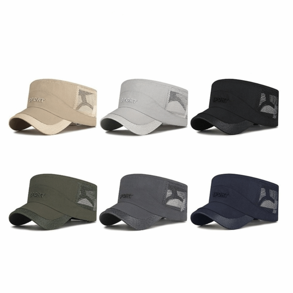 Cool Adjustable Flat Top Cap B - Fishing Hat のレビューと価格