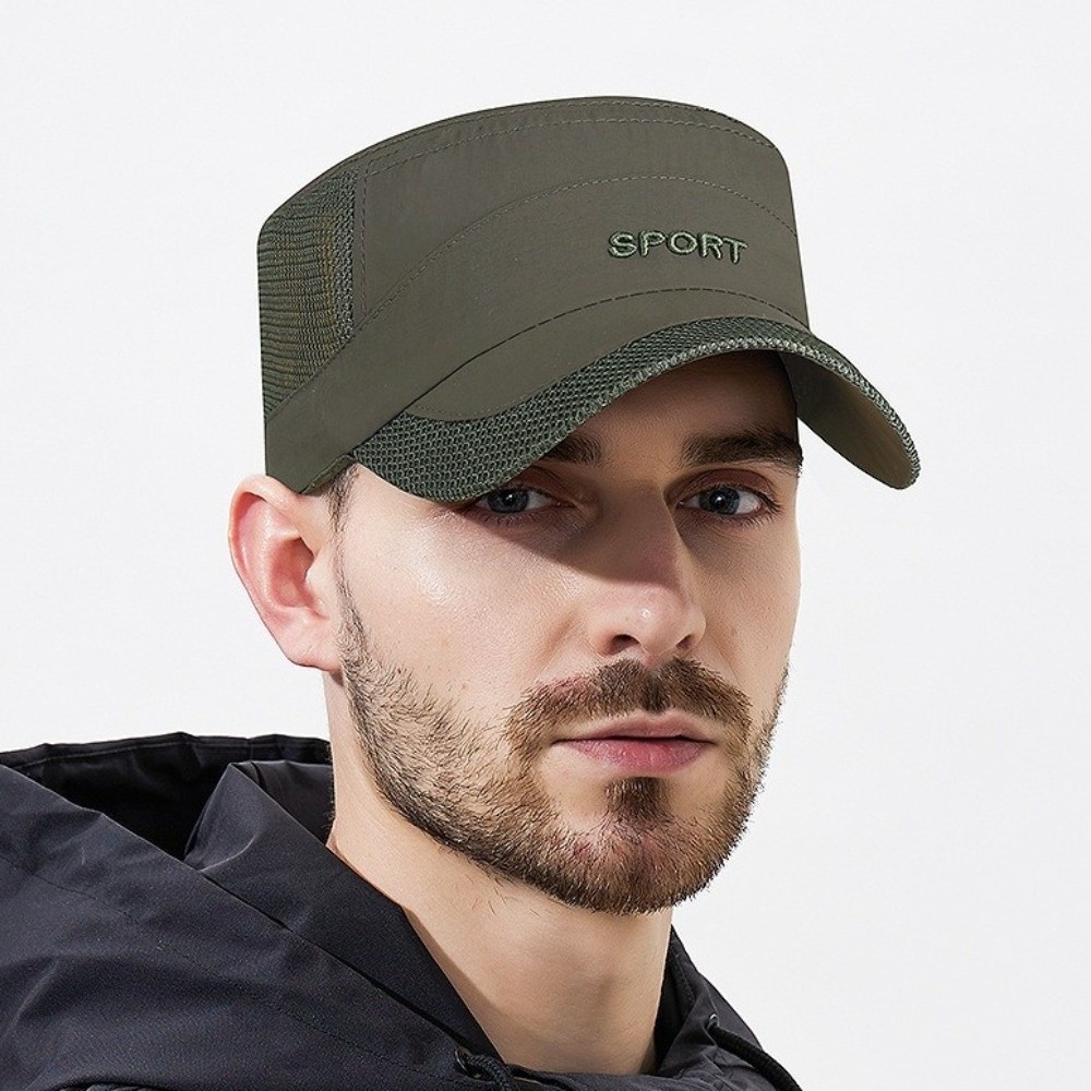 Cool Adjustable Flat Top Cap B - Fishing Hat のレビューと価格