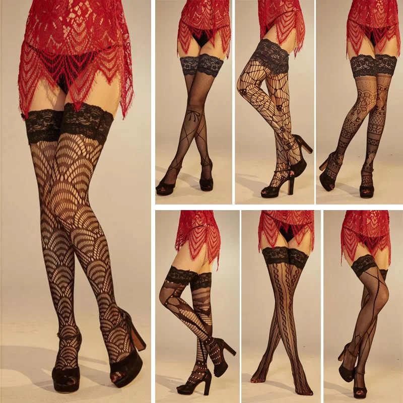 Hollow Out Lace Fish Net Stock - Fishing Socks のレビューと価格