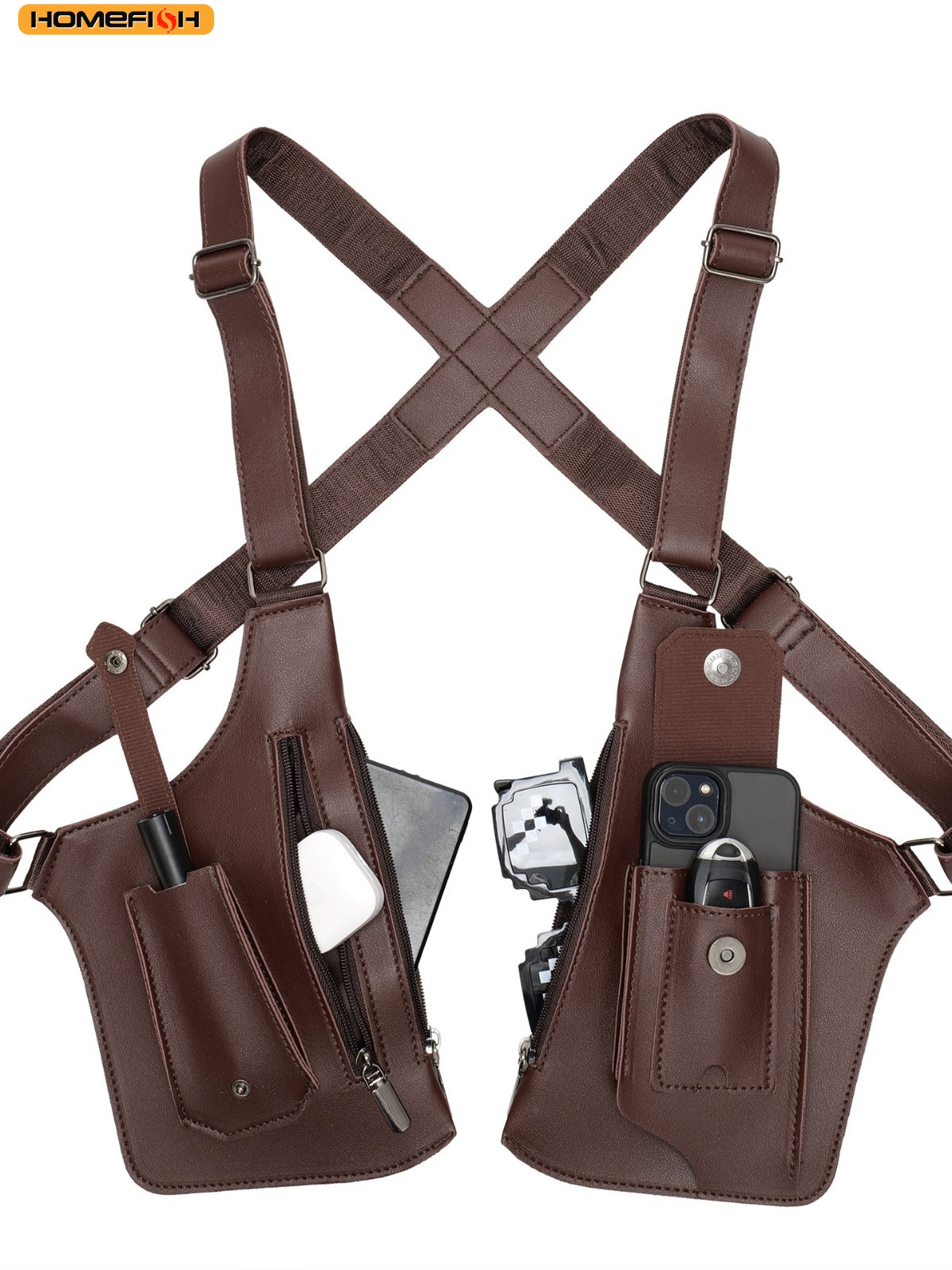 HOMEFISH Double Shoulder Strap - Fishing Bag Waterproof のレビューと価格
